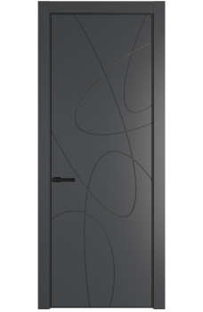 Межкомнатная дверь Profil Doors 6PE Графит 