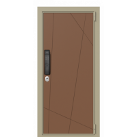Входная дверь Portalle Electra Biometric Ral 8025, Ral 8025 L 005