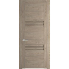 Межкомнатная дверь Profil Doors 1.3N Каштан темный в древесном покрытии