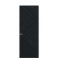 Межкомнатная дверь Perfecto Porte Модула md4 Шпон Карбон