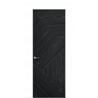 Межкомнатная дверь Perfecto Porte Модула md9 Шпон Карбон