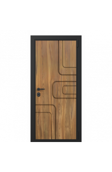 Входная дверь Portalle Termo Wood Бронзовая лиственница, Бронзовая лиственница D 006