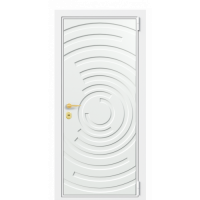 Входная дверь Portalle Termo Wood Ral 9003, Ral 9003 R 001