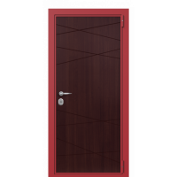 Входная дверь Portalle Termo Wood Темно-красный, Темно-красный L 001