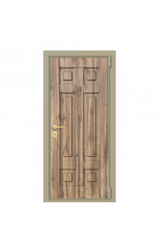 Входная дверь Portalle Termo Wood Греческий платан, Греческий платан F 005