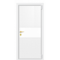 Входная дверь Portalle Termo Wood Ral 9003, Ral 9003 BE 005 Золото
