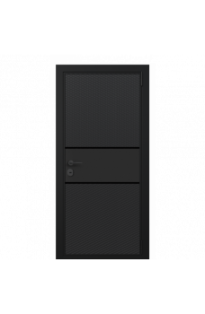Входная дверь Portalle Termo Wood Ral 9005, Ral 9005 BE 005 Black