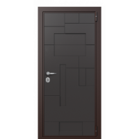 Входная дверь Portalle Termo Wood Ral 8019, Ral 8019 E 001