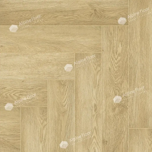 Кварц винил SPC Alpine Floor Изящный Паркет ДУБ ВАНИЛЬ СЕЛЕКТ ЕСО 13-3 MC