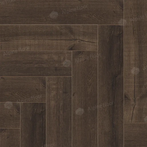 Кварц винил SPC Alpine Floor Изящный Паркет Дуб Альферац ЕСО 13-22 MC