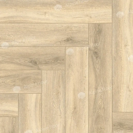 Кварц винил SPC Alpine Floor Изящный Паркет Дуб Ригель ЕСО 13-24 MC