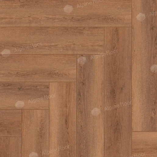 Кварц винил SPC Alpine Floor Изящный Паркет Дуб Капелла ЕСО 13-31 MC