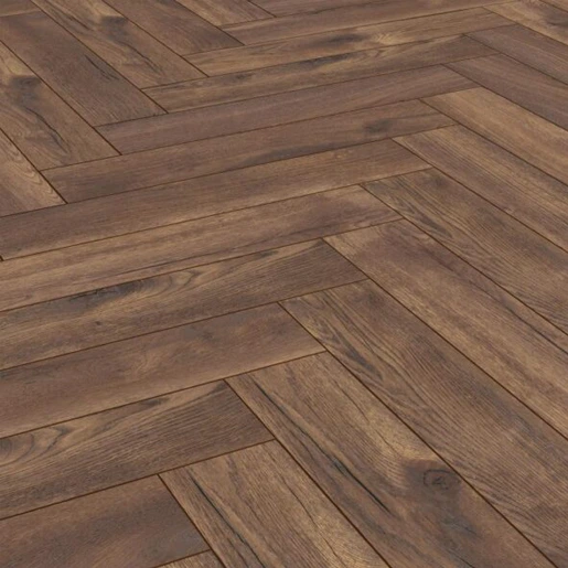 Ламинат Kronotex Herringbone Дуб тёмный Петерсон D4766