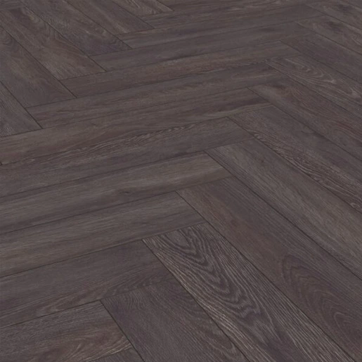 Ламинат Kronotex Herringbone Дуб Эльба черный D6010